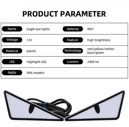 LUCES LED OJOS FALCÓN PRO® + ENVIO GRATIS
